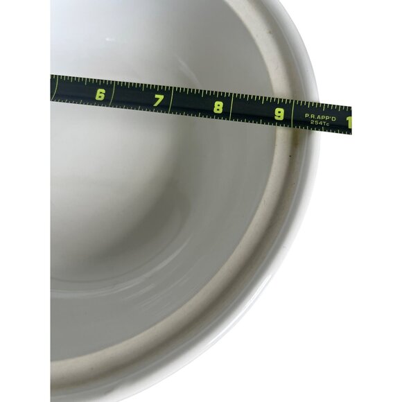 Vtg Hall Porcelain White Lidded Casserole Dish 8.5" Round Oven-To-Table Service - Picture 6 of 9